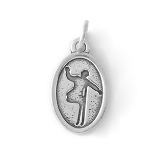 Snow Ski Male Medallion: CH4630