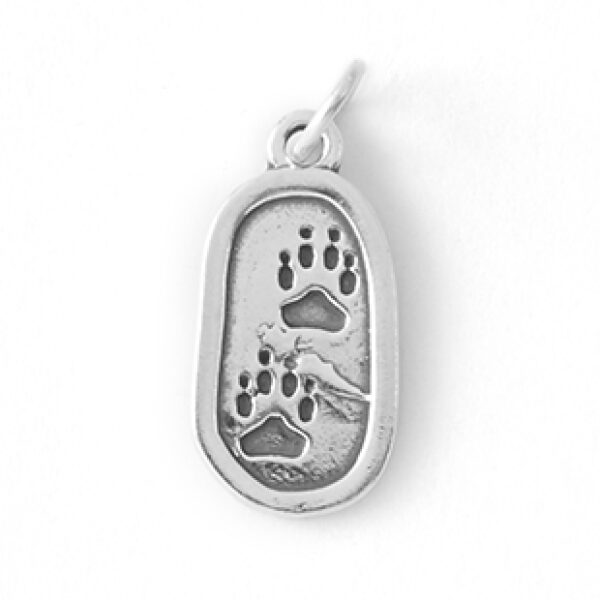 Bear Paw Prints Medallion: CH4636