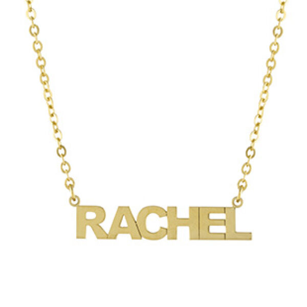 Uppercase Name Necklace