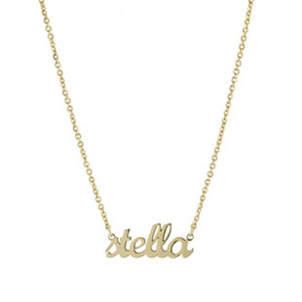 Lowercase Cursive Name Necklace