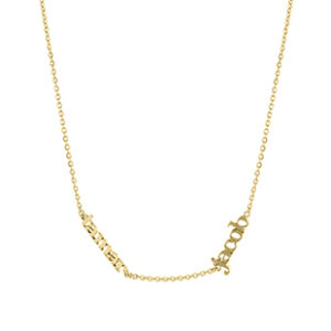 2-Name Lowercase Necklace