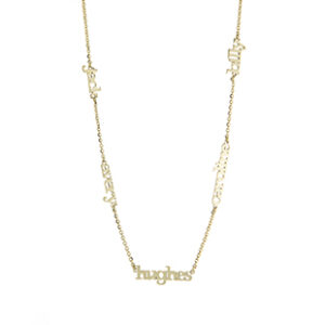 5-Name Lowercase Necklace