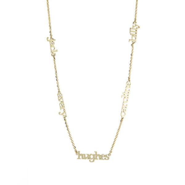 5-Name Lowercase Necklace