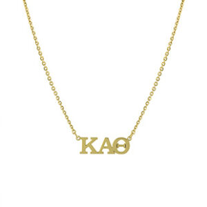 Greek Letter Name Necklace