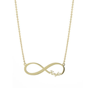 Infinity Symbol w/Cursive Name Necklace