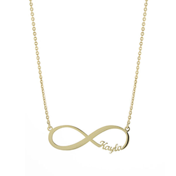 Infinity Symbol w/Cursive Name Necklace