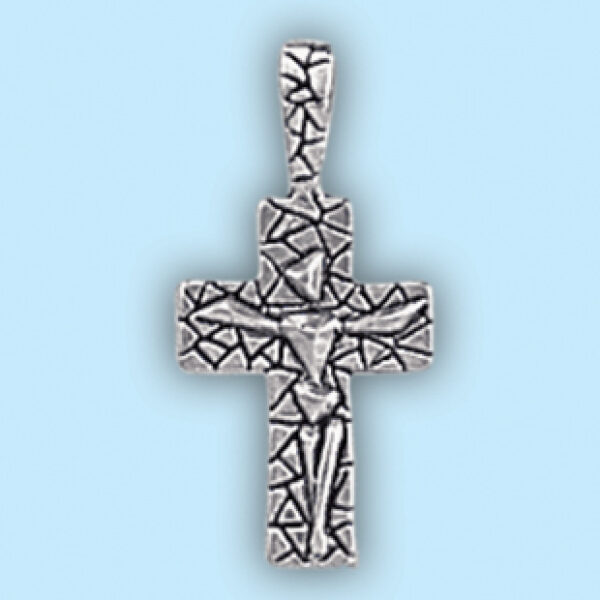 Small Cross w/Bail and Figure: LP2442