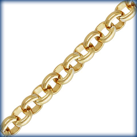 14K GF rolo large - HouseOfIndia.com